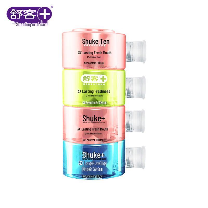 Shuke Whitening Baking Soda Toothpaste & Mouthwash Set