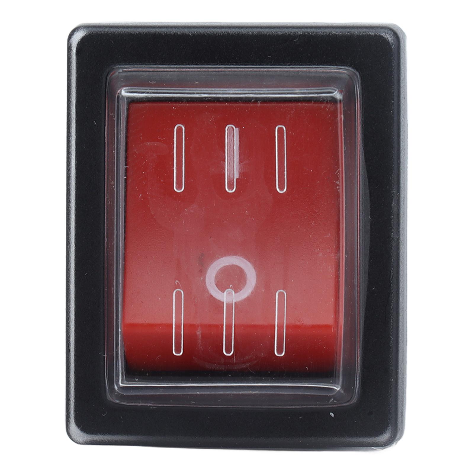 

Toggle Switch Rocker 4Pin ABS with Waterproof Cover Accessory 125250VAC for Equipment