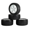 RS Wear-Resistant Off Road Tires Plastic Wheel Rim Rubber Tyre for 1:10 RC Car HSP 94107 94166 94106 94155 Tamiya Wltoys 144001