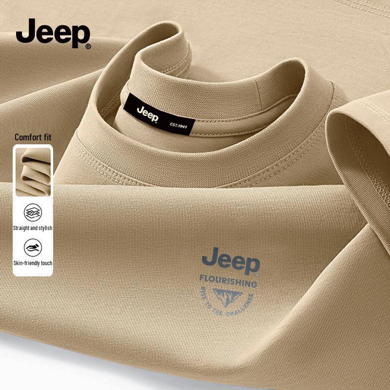 JEEP Men s Heavyweight Mountain Logo T-Shirt S