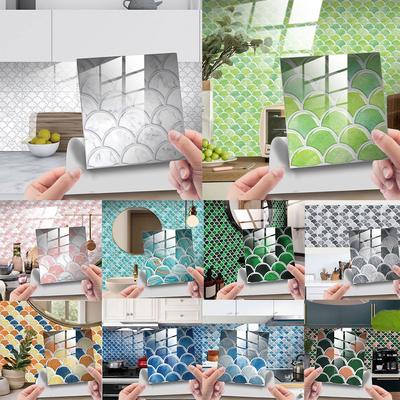 15*15cm Wall Sticker 3D Wall Sticker PVC Sticker Tile Stickers 10Pcs