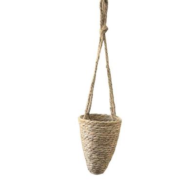 Hanging Baskets Rope Wall Basket Decorative Wall Basket Suitable for Vaious Use In Kitchen Bedroom or Garden Spaces