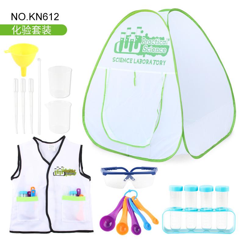 Stem Kids Lab Props Tent Set, Cosplay Science Lab Tent Toys