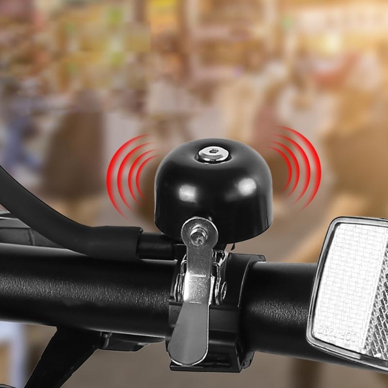 Bike Mirror Bells with 360 Regulable Aluminum Tube and Quickly Release Installation for Electric Bike Scooters