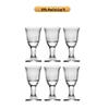 Shangqi Rectangular Glass Wine Measuring Cups & Dispenser Set