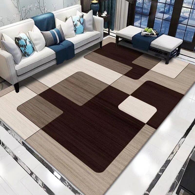 Modern Carpet for Rooms Non-slip Gaming Room Decoration Geometric Washable Lounge Rug Living Room Mat Bedside Floor Mats