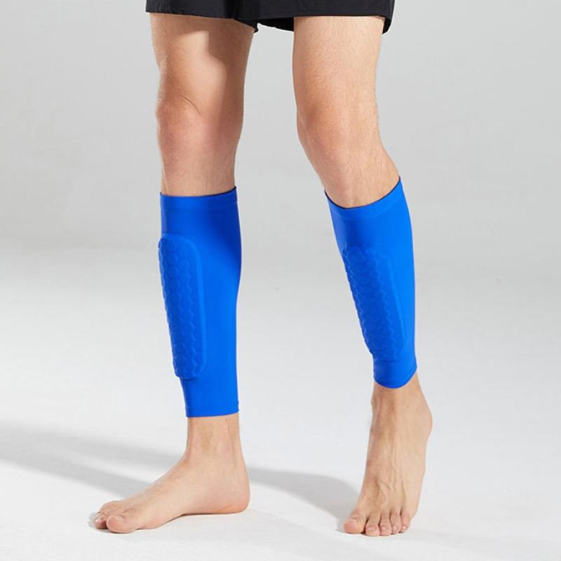 Soccer Protection Tibia Ski With Honeycomb Pad Sports Shin Splints Calf Protection Sleeve Trail Running Leggings Football Socks