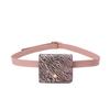 Women's Fashion Belt Bag Small Waist Pack Casual Versatile Leather Belt Square Mini Bag with Adjustable Strap for Daily Use