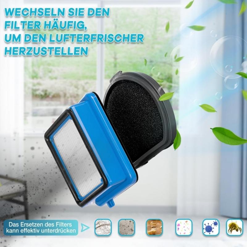 Set of 8 Vacuum Accessories Washable Filter Vacuum Filters Replacement Filters for Providing Dust and Allergen Capture