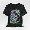 Anime Warrior Tengen Uzui T-Shirt | Dynamic Green Energy Illustration