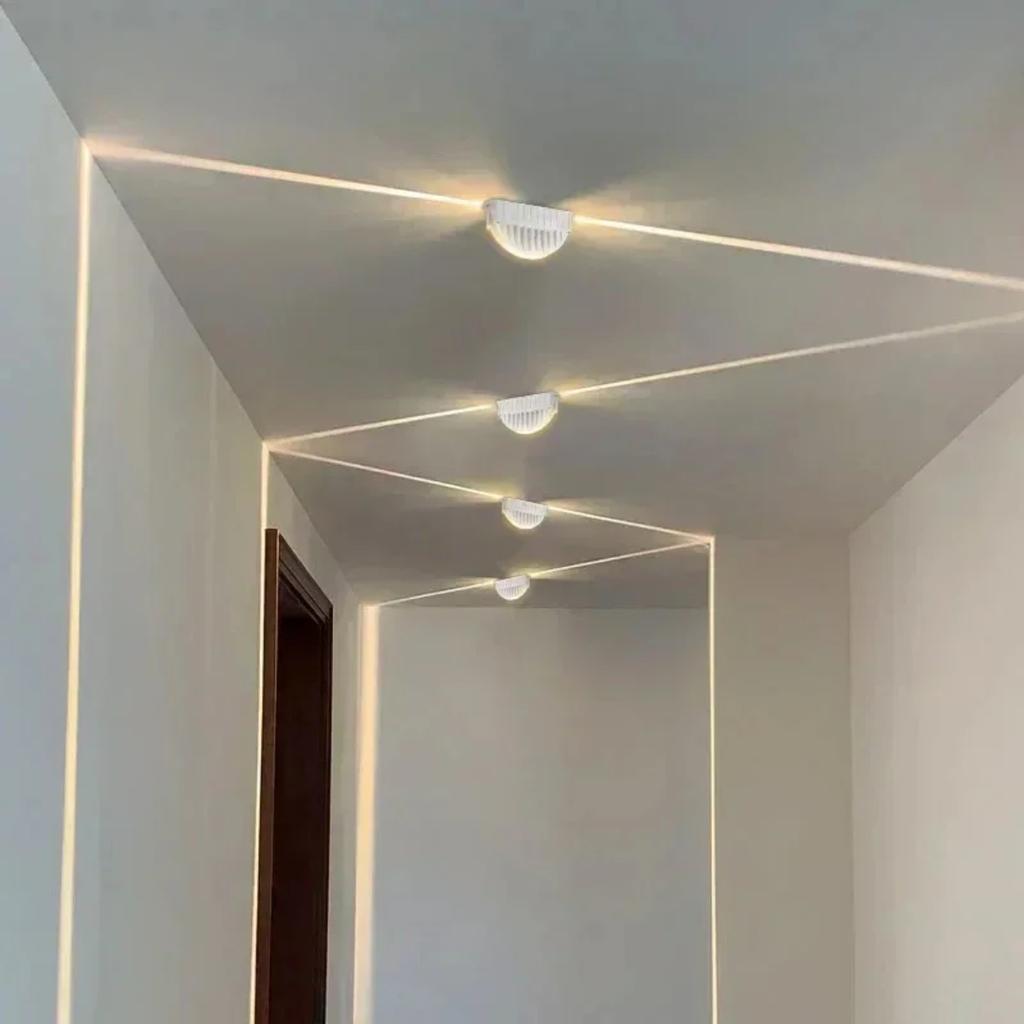 Noul reflector cu LED-uri pentru cadru de ușă Iluminare interioară în aer liber Lampă de perete Lampă pentru coridorul hotelului Cablaj 85-265V DC