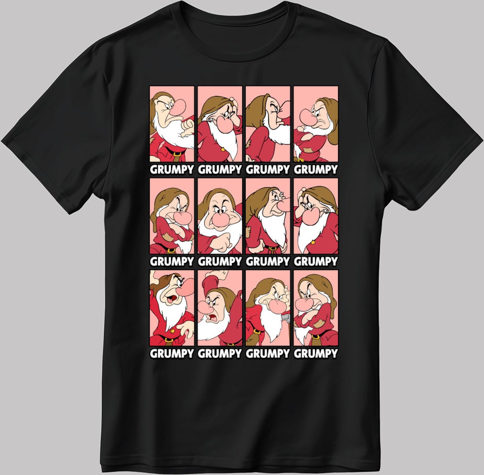 Grumpy Moods Short Sleeve White-Black Men s / Women s T-Shirt C542 M