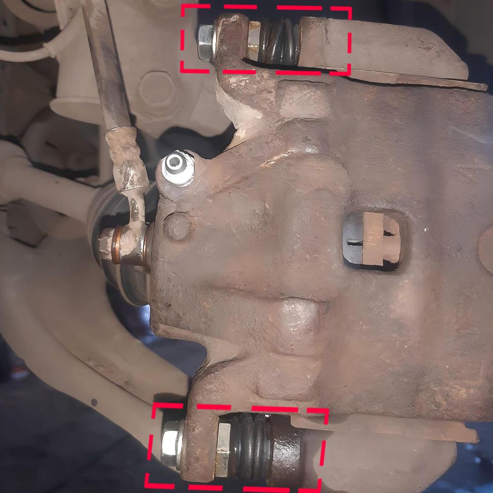 Rear Brake Caliper Cylinder Slider Guide Bolt Disc Repair Kit For Qashqai J10 2006 2008 2009 2010 2011 2012 2013 Dualis X-Trail T30/T31 Murano Z50 Z51