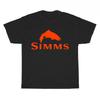 Tricou Unisex Nou cu Logo SIMMS Fishing Amuzant Mărimea S până la 5XL