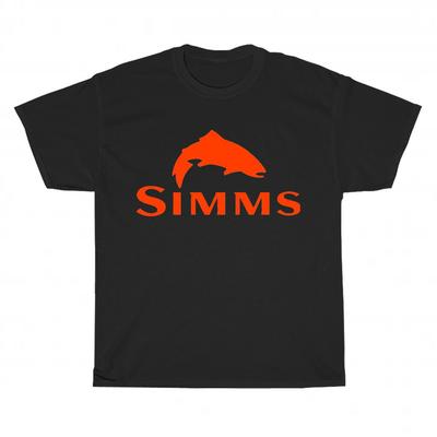 Nové unisex tričko SIMMS Fishing Logo Vtipné Velikost S až 5XL