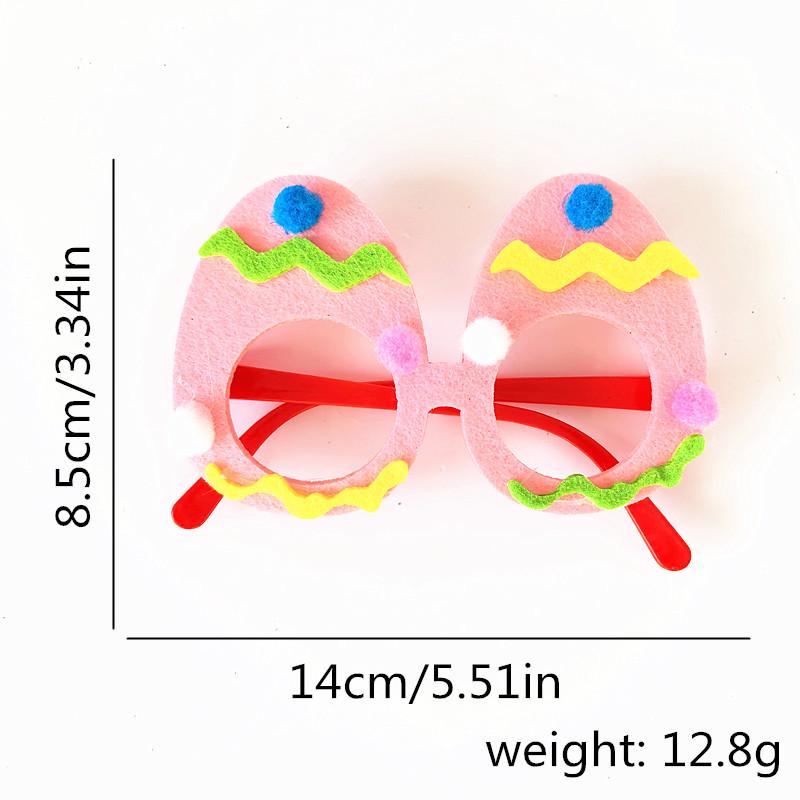 Easter Cartoon Glasses with Colorful Egg, Rabbit, Chick Designs for Adults and Kids - Perfect for Festival Parties