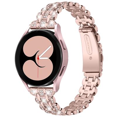 Pentru Samsung Galaxy Watch FE 40mm Decor cu Strass Bandă de Ceas Metalică Brățară Curea de Mână