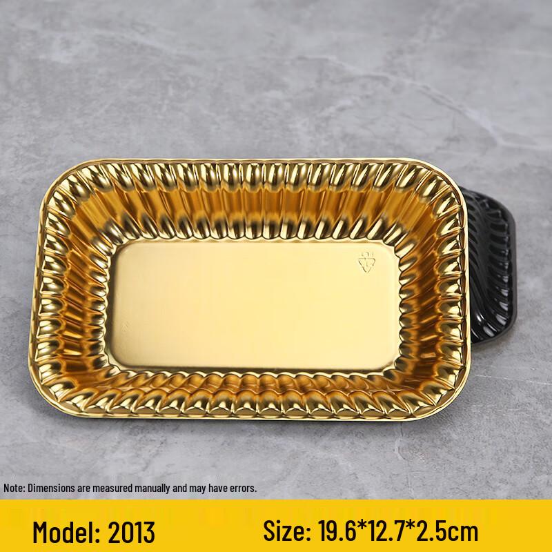 

Disposable Gold Rectangular Fruit Packaging Box