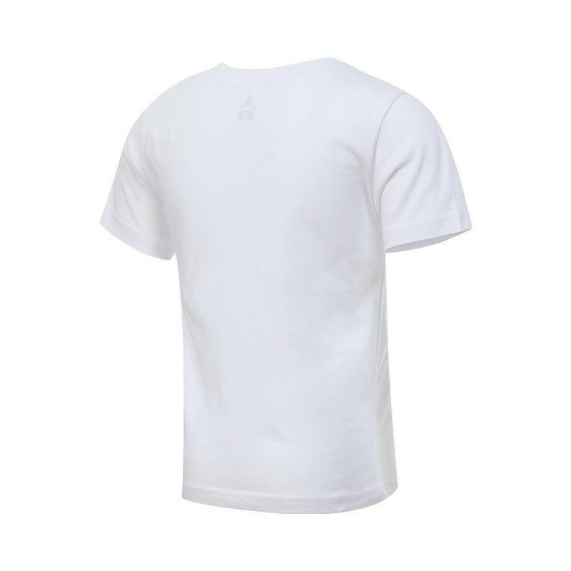 Jordan T-Shirt SS25 Haddad Crew Neck Solid Casual Short Sleeve Kids Tops White 82321ST371-001