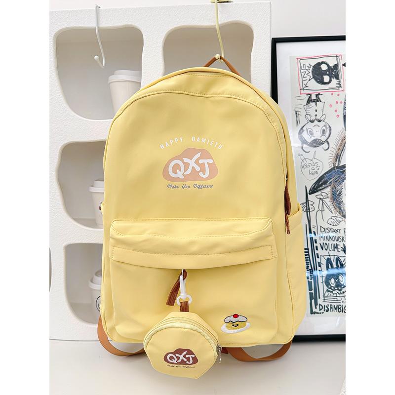 School Bag Korean New Niche Design Backpack Large Capacity Student High Value Versatile School Bag Outdoor Travel Backpack