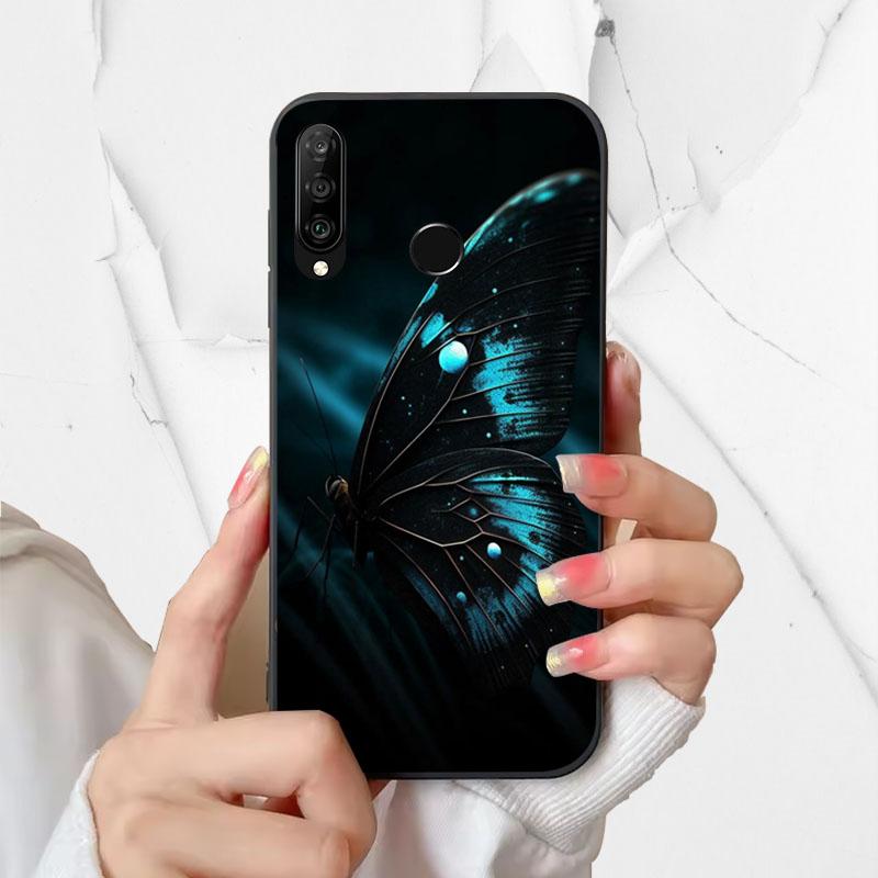 Phone Cover For Huawei P30 Lite Silicone Case MAR-LX1A Fashion Painted Shockproof Soft Fundas For Huawei Nova 4e Coque P30Lite
