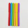 Reusable Baby Chewing Tube Non-Toxic Silicone Teeth Massager Hollow Molar Teether for Kids Speech Therapy Daily Use