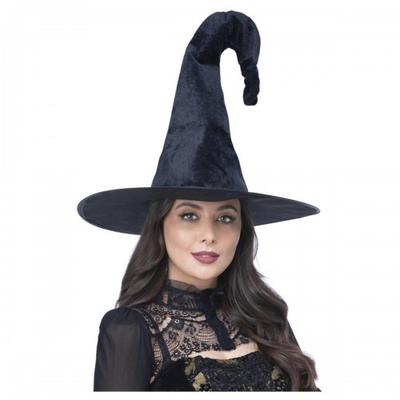 Smiffys Sombrero de disfraz de bruja gótica para mujer/señora