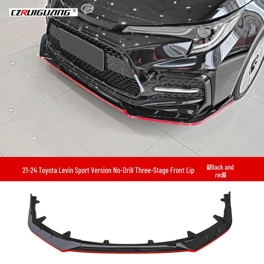 2021 Toyota Levin Front Splitter Set: XSE Corolla Front Lip, Rear Spoiler, Side Skirts
