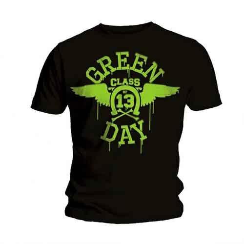 Green Day Unisex T-Shirt: Neon Black (Small) XL