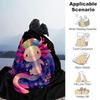 1pc Cute Axolotl  Soft Warm Home Decorative Blankets for Couch Bed Sofa, Living Room, Travel, Camping, Car Blankets