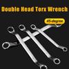 Chrome Vanadium Steel Dual Head Wrench 6-27mm Auto Repair Wrench Repair Tool Eye Wrench