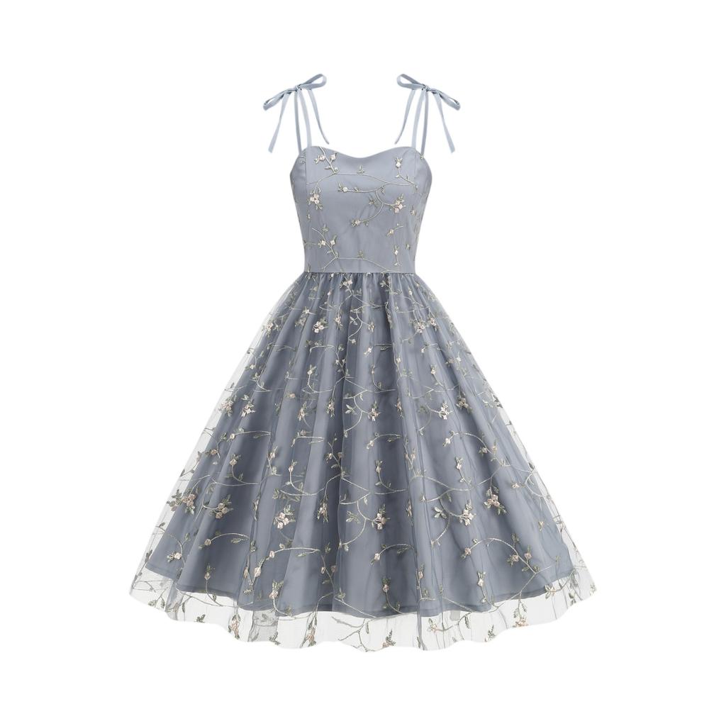 Women's Fashion Color  Sleeveless Dress