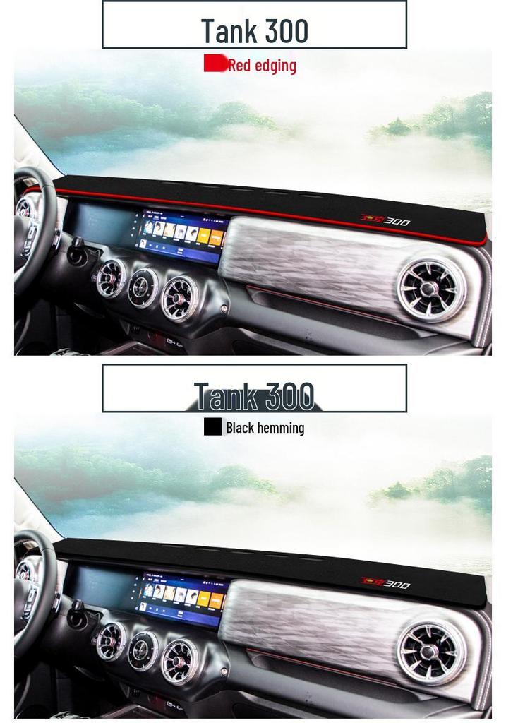 Center Console Dashboard Sunshade Pad for Great Wall WEY Tank 300 - Heat Insulating and Decorative