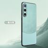 Luxury Vegan PU Leather Back Case For ZTE Nubia RedMagic 10 Air 5G 6.8" Version Matte Silicone Phone Shell Protection Bumper