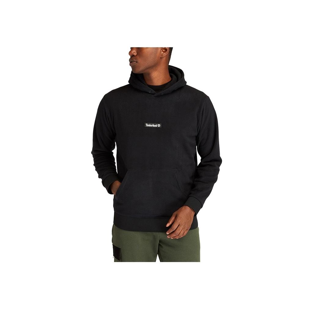 Timberland Fleece Lined Hooded Sweatshirt Men Sweatshirts Black A22GC-001