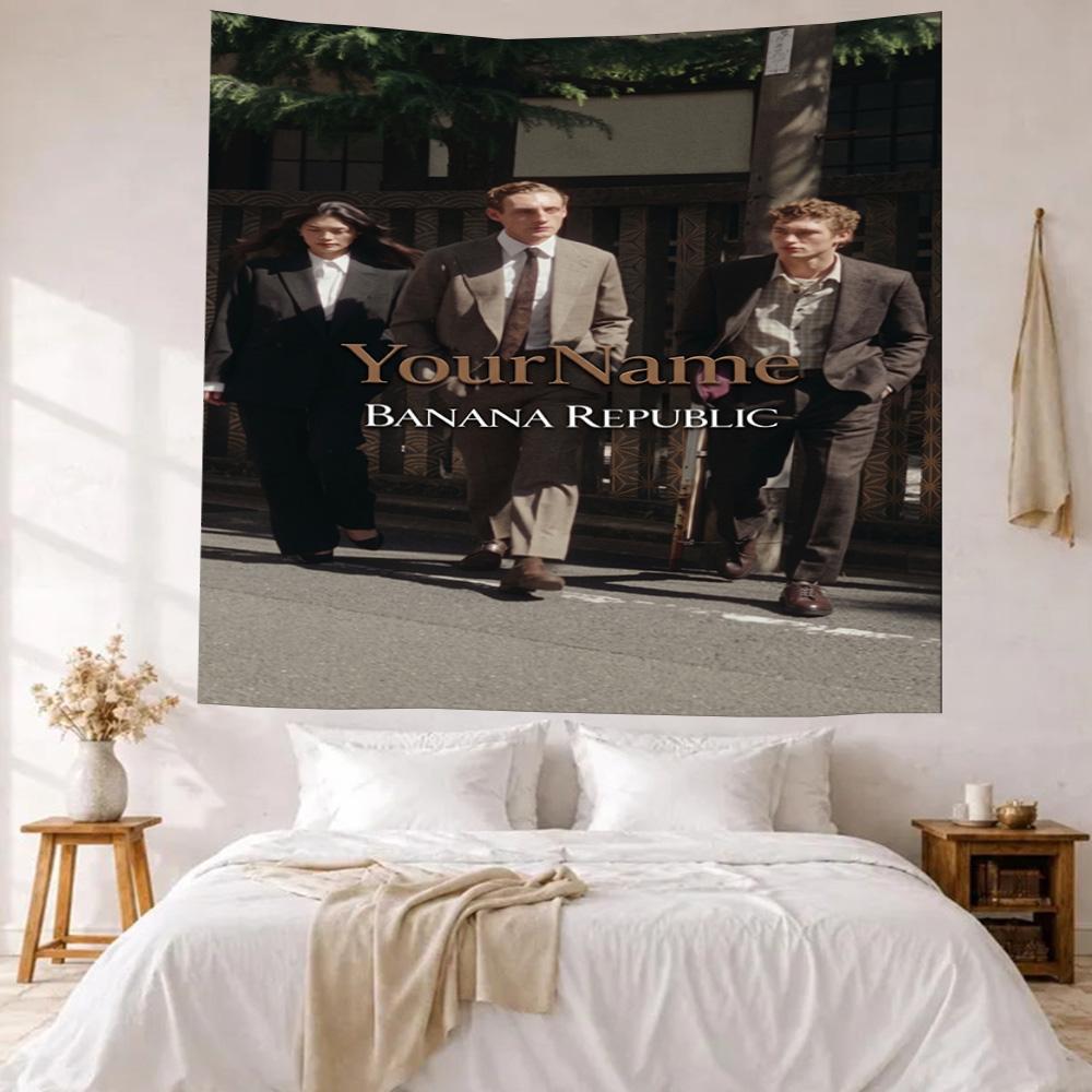 Doctor46 Custom Your Name Wall Decor Tapestry Art For Pet Memorial Birthdaywedding Party Backdrop Family Gift