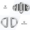 Folding Design Deck Pull Lift Ring 316 Stainless Steel Yacht Hardware Accessories  Motorboat Use