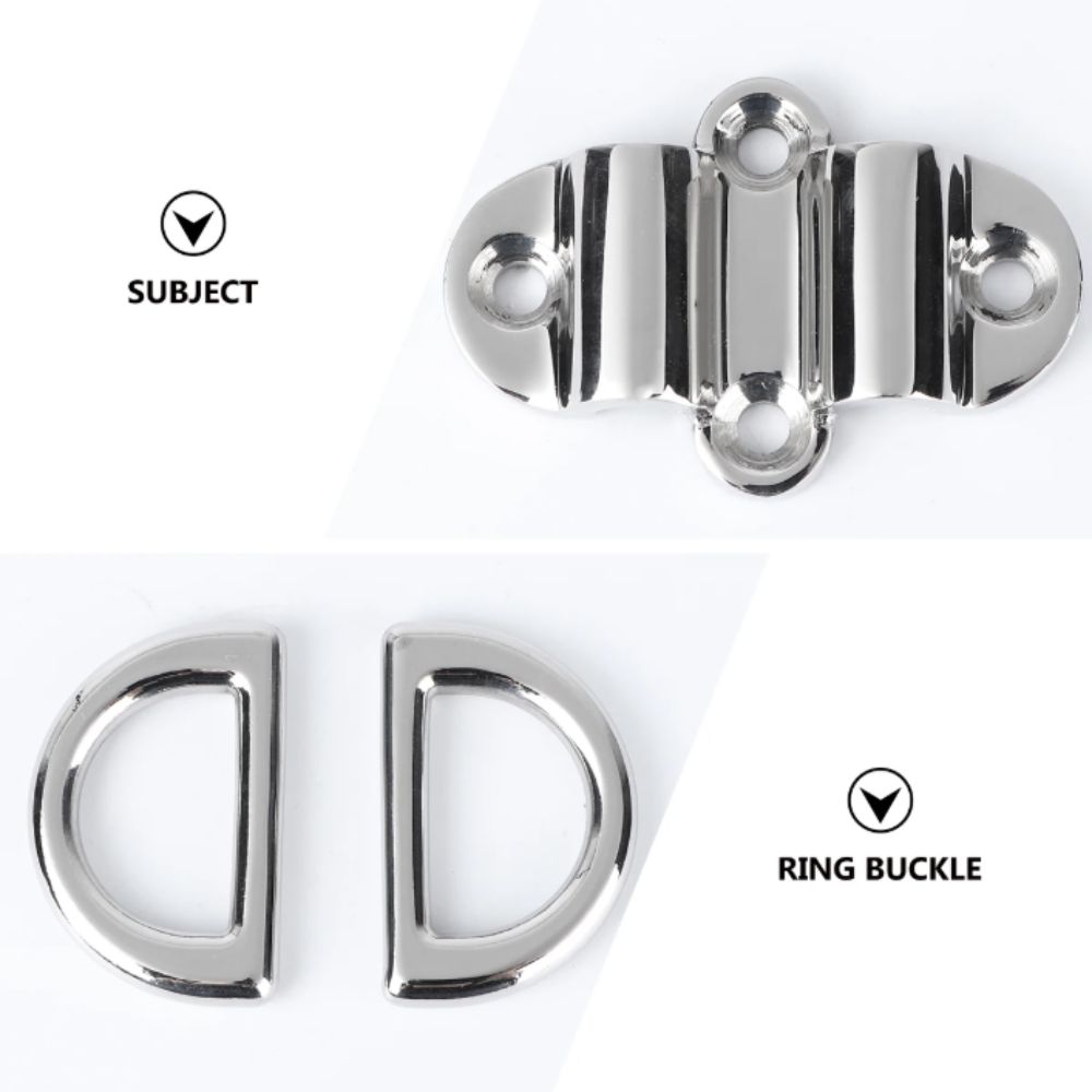Folding Design Deck Pull Lift Ring 316 Stainless Steel Yacht Hardware Accessories  Motorboat Use