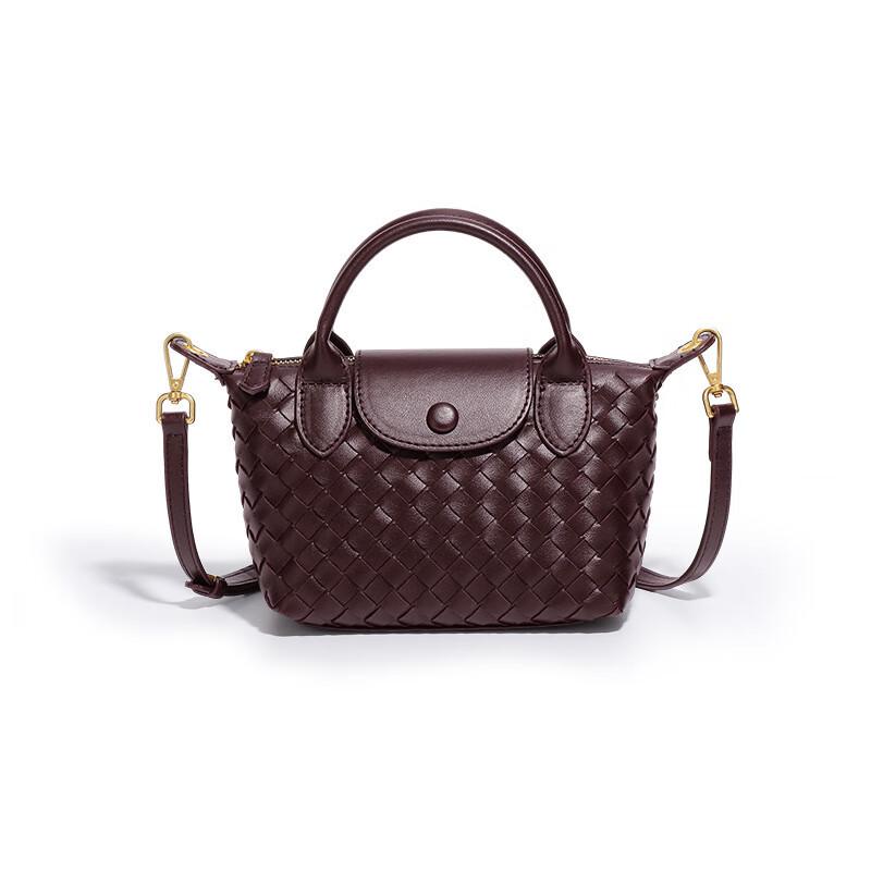 Tuoluman PU Woven Shoulder Bag