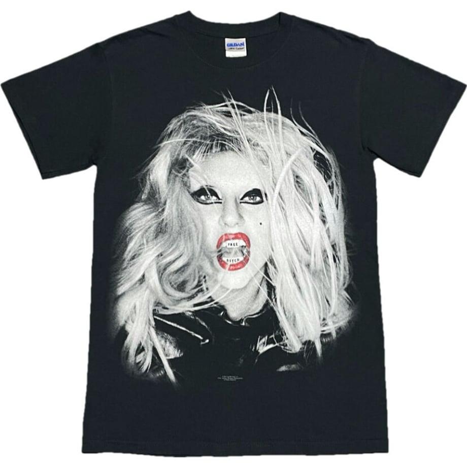 Cantante Famosa Americana LADY GAGA Poster Album Stampa Grafica Maglietta Streetwear Top Caldo Moda Larga Casual Oversize Cotone Uomo Donna Estate Nuova Maglietta