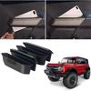 WDG Door Handle Storage Box Container For Ford Bronco    2024 2025 Car Interior Accessories, ABS Front And Rear Door Side Armrest Phone Pocket