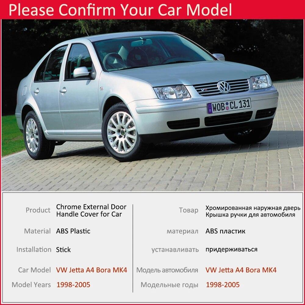 for Volkswagen VW Jetta A4 Bora MK4 1998~2005 Chrome Door Handle Cover Trim Catch Car Cap Accessories 1999 2000 2001 2002 2003