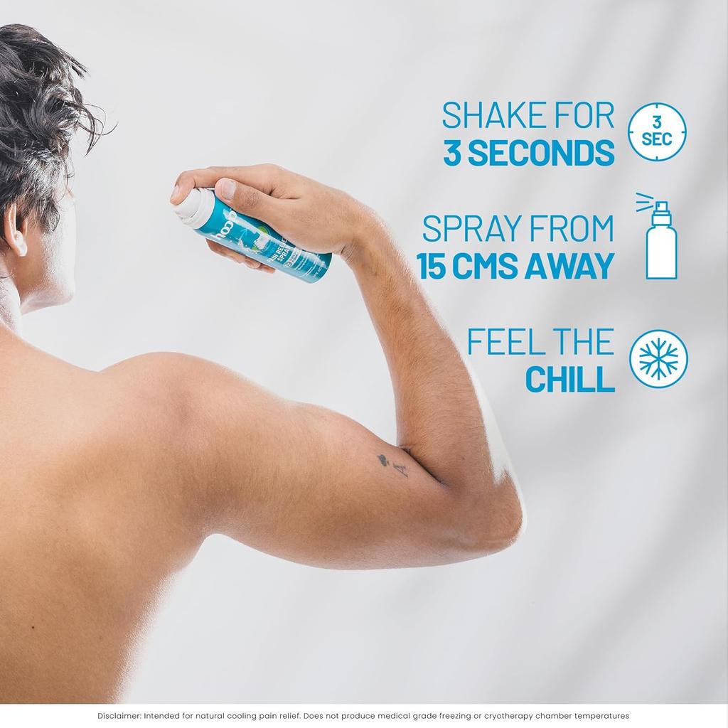 Hoop Pain Relief Spray 80 G For Instant Muscle, Back, Leg, Knee, Shoulder, Neck & Sports Injury Relief