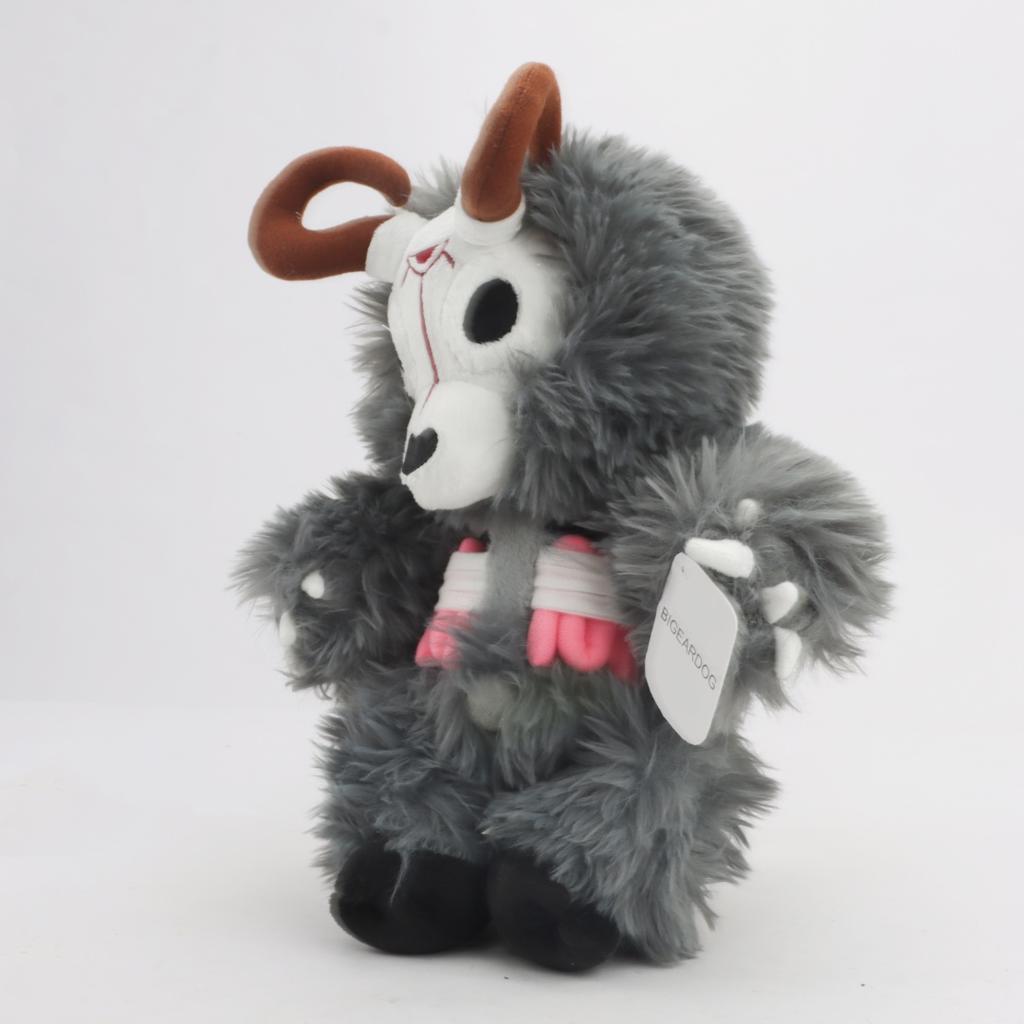 BIGEARDOG Jucărie de pluș Kawaii Desen animat Wendigo Cap de cerb Zombie Jucărie Wendigo umplută Cadouri creative de ziua de naștere Halloween Decor cameră