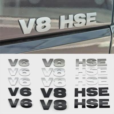 ABS HSE V6 V8 Logo Letters Trunk Badge Emblem for L/and R/over R/angeRover V/elar LR4 LR2 LR3 SV
