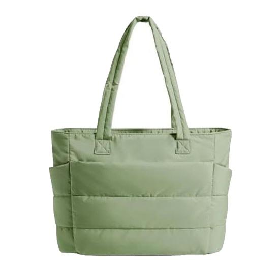 Umhängetasche Damen Gesteppte Tragetasche Große Kapazität Leichte Wasserdichte Handtasche mit Mehreren Taschen Laptop Arbeit Reisen Fitnessstudio Tragetasche