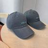 Street Leisure Wind Embroidery Pure Cotton Baseball Hat for Men and Women TH Four Seasons Travel Versatile Curved Brim Show Face Small Cap