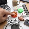 3D Printed Button Balls Key Chain Sport Theme Sports Balls Pendant  Kids Birthday Party