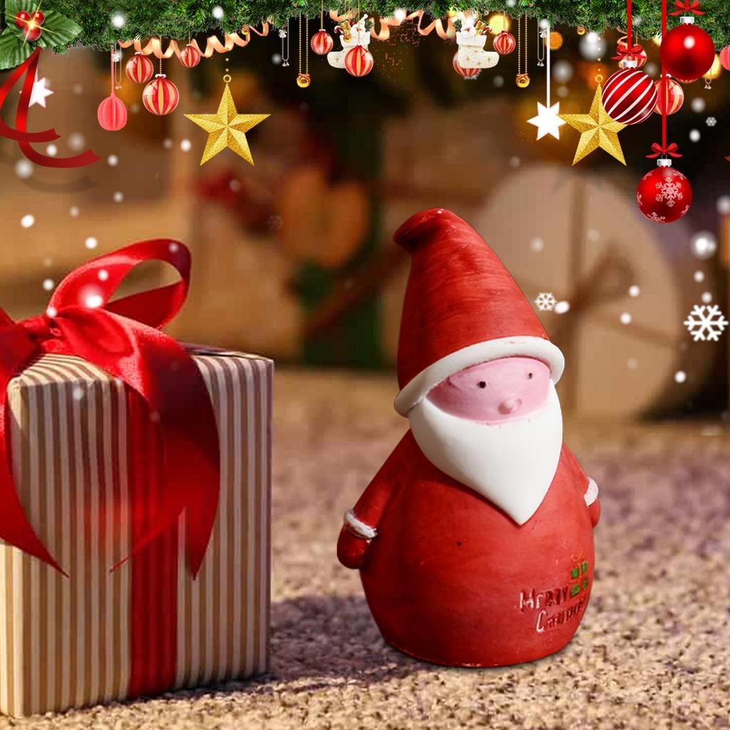 Christmas Molds Santa Claus 3D Mould Non-Stick Candles Christmas Candy Molds For Home Desk Holiday Halloween Craft Soap Casting