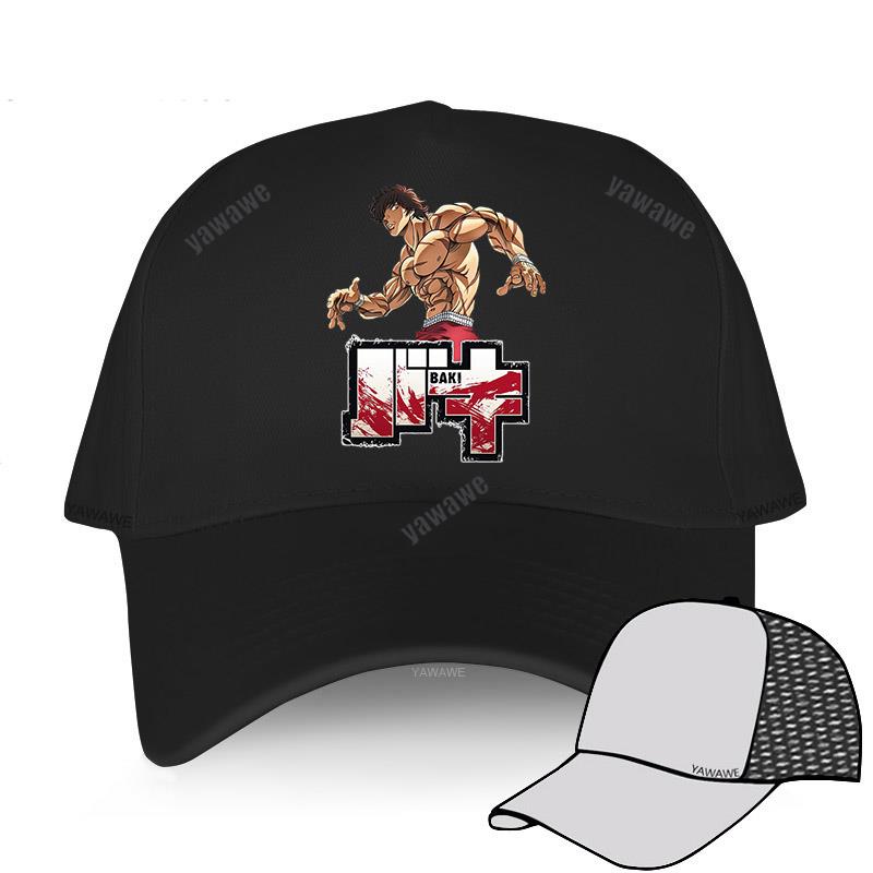 Najnowsze bawełniane letnie czapki baseballowe dla mężczyzn Snapback Baki Hanma Anime Manga Hip Hop kapelusz Harajuku kobiety dorosły luksusowa czapka golfowa